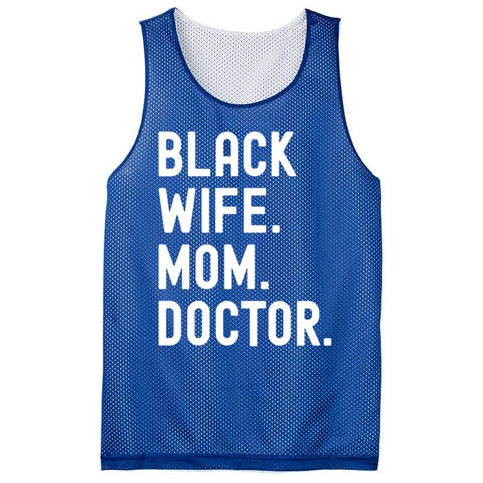 Black Doctor Wife Mom African American Physician Gift Mesh Reversible Basketball Jersey Tank