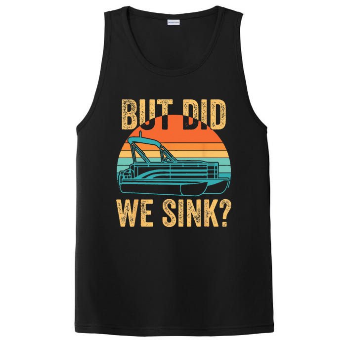 But Did We Sink Funny Men Pontoon Boat Captain Boating PosiCharge Competitor Tank