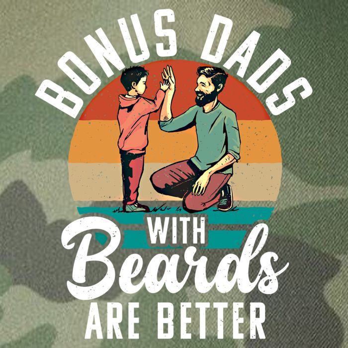 Bonus Dads With Beards Are Better Bearded Stepfather Great Gift Legacy Tie Dye Trucker Hat