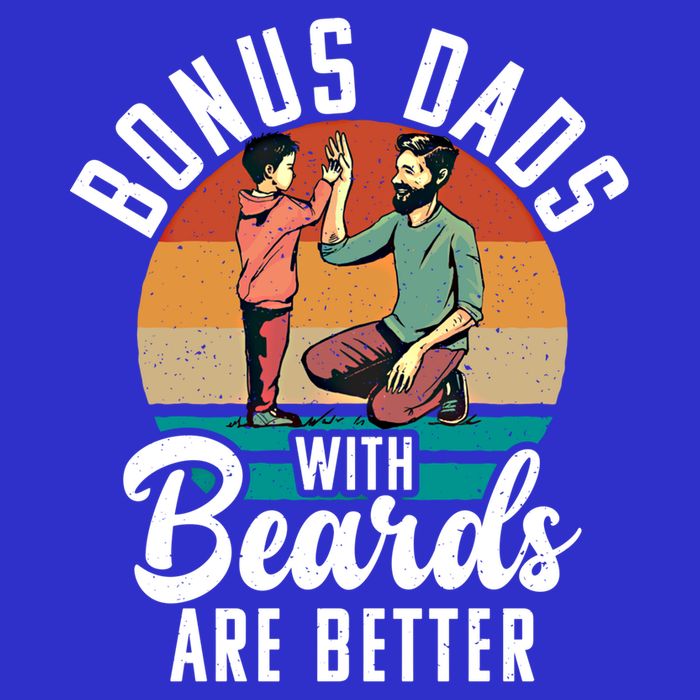 Bonus Dads With Beards Are Better Bearded Stepfather Great Gift Zip Tote Bag