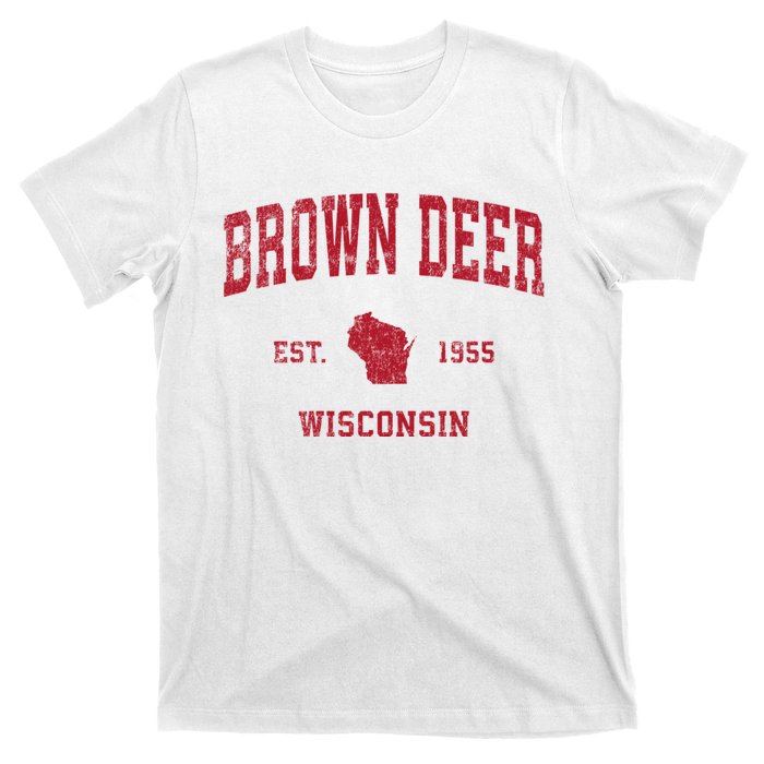 Brown Deer Wisconsin Wi Vintage Sports T-Shirt