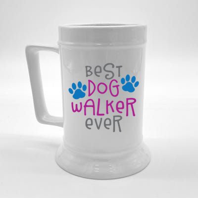 Best Dog Walker Ever Greatest Pet Sitter Puppy Trainer Love Gift Beer Stein