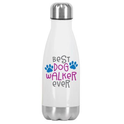 Best Dog Walker Ever Greatest Pet Sitter Puppy Trainer Love Gift Stainless Steel Insulated Water Bottle