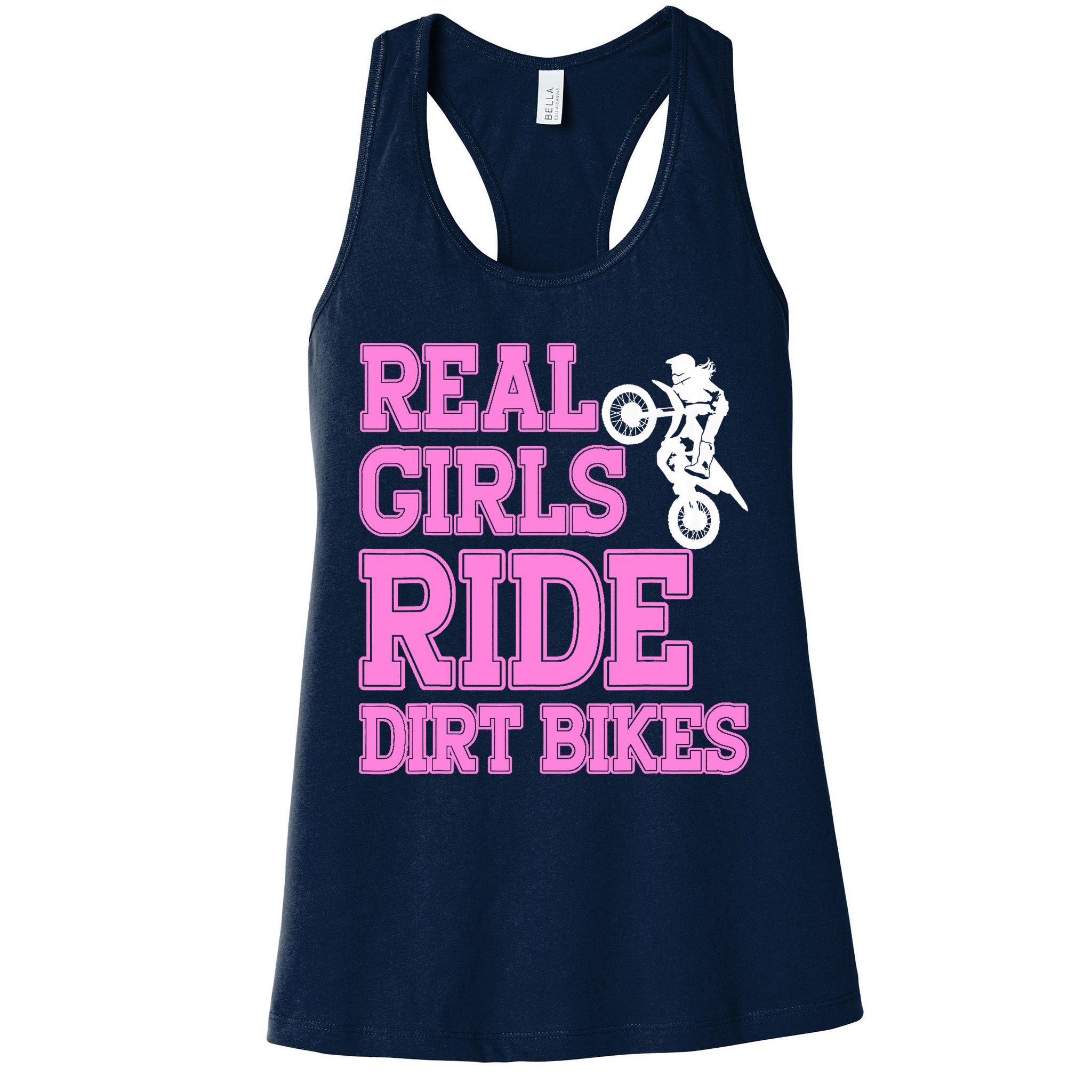Braap Design Wo Motorcycle Motocross Girl Dirt Bike Womens Tank Top
