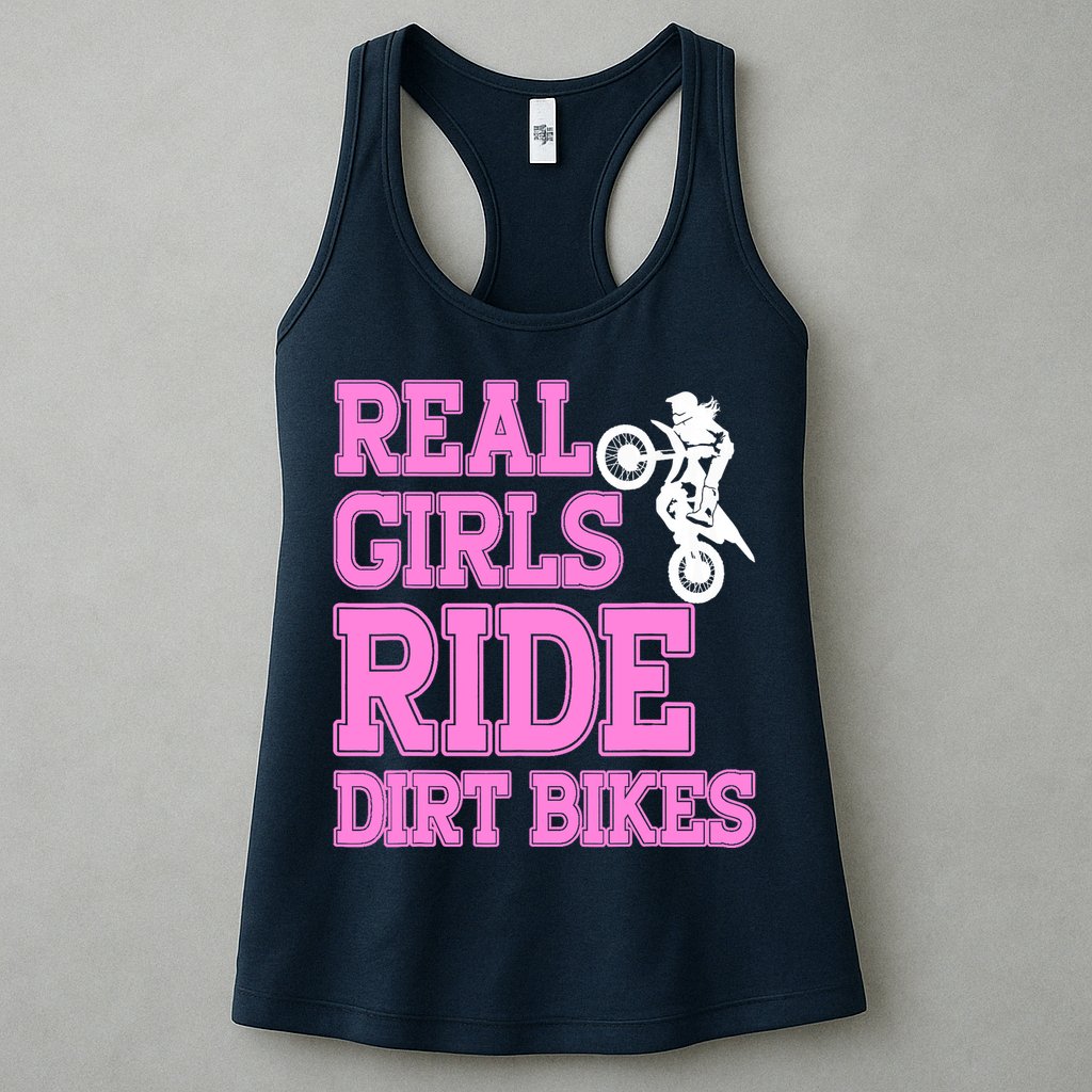 Braap Design Wo Motorcycle Motocross Girl Dirt Bike Womens Tank Top