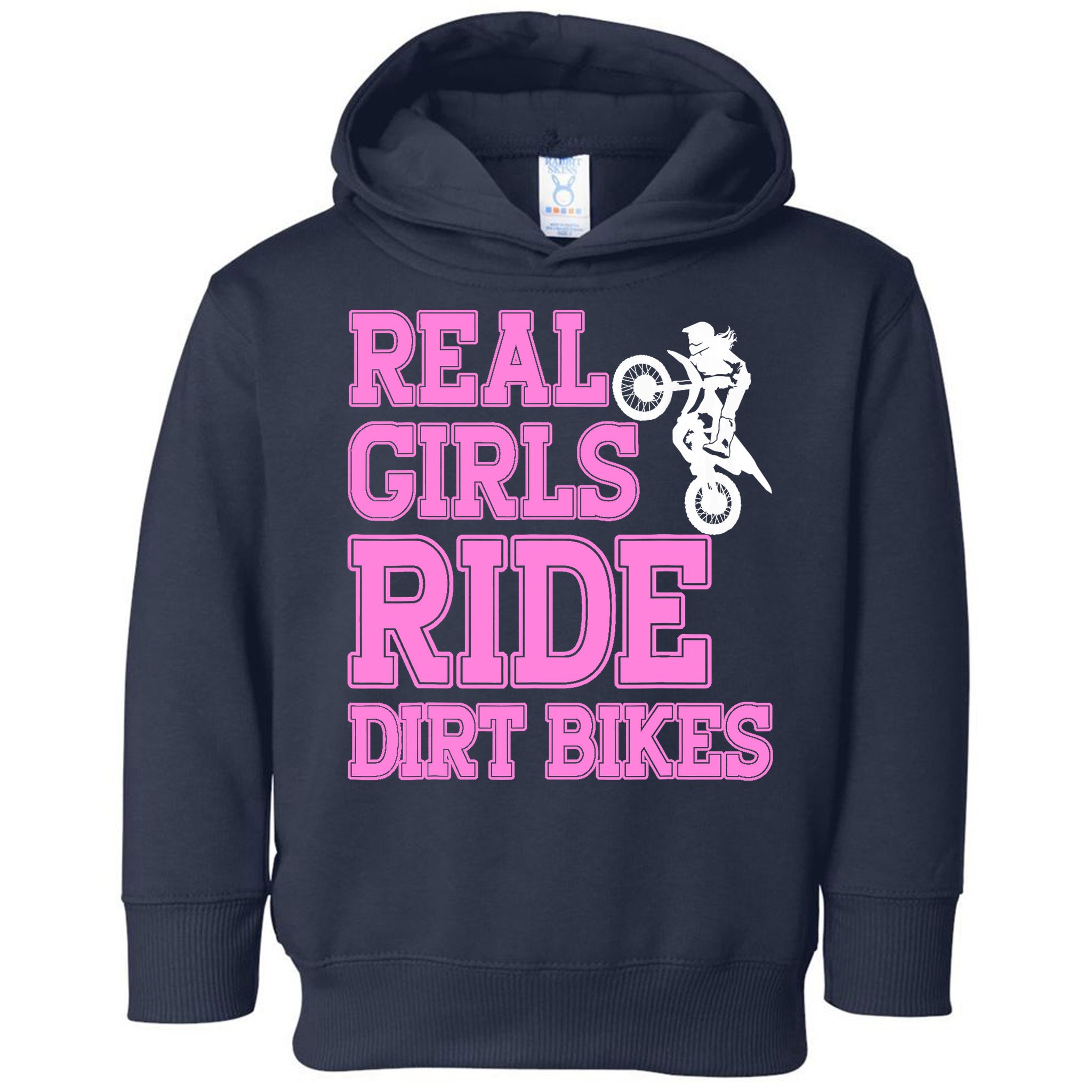 Braap Design Wo Motorcycle Motocross Girl Dirt Bike Toddler Hoodie