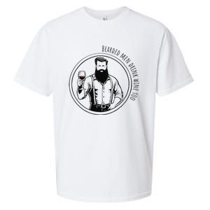 Bearded Drink Wine Too Sueded Cloud Jersey T-Shirt