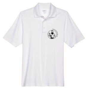 Bearded Drink Wine Too Men's Origin Performance Pique Polo