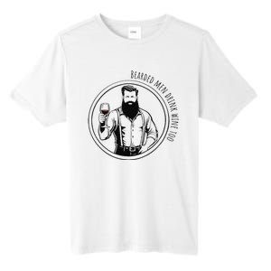 Bearded Drink Wine Too Tall Fusion ChromaSoft Performance T-Shirt