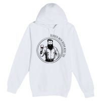 Bearded Drink Wine Too Premium Pullover Hoodie