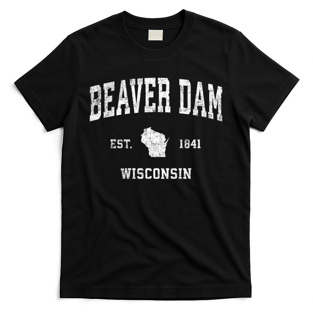 Beaver Dam Wisconsin Wi Vintage Sports T-Shirt