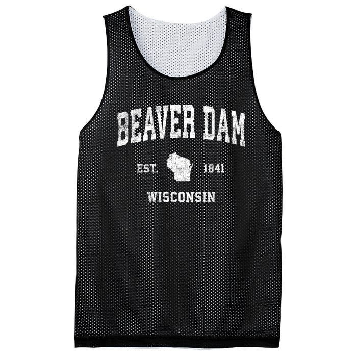 Beaver Dam Wisconsin Wi Vintage Sports Mesh Reversible Basketball Jersey Tank