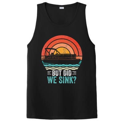 But Did We Sink Pontoon Funny Captain Boating Vintage PosiCharge Competitor Tank