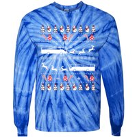 Bus Driver Xmas Costume Bus Christmas Ugly Gift Tie-Dye Long Sleeve Shirt