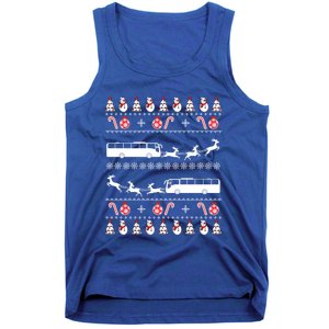 Bus Driver Xmas Costume Bus Christmas Ugly Gift Tank Top