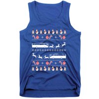 Bus Driver Xmas Costume Bus Christmas Ugly Gift Tank Top