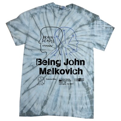 Brain Dead X Being John Malkovich Business Card White Tie-Dye T-Shirt