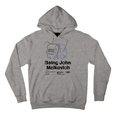 Brain Dead X Being John Malkovich Business Card White Tall Hoodie