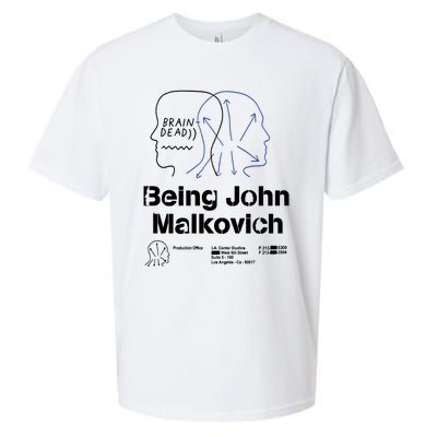 Brain Dead X Being John Malkovich Business Card White Sueded Cloud Jersey T-Shirt