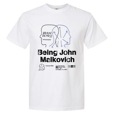 Brain Dead X Being John Malkovich Business Card White Garment-Dyed Heavyweight T-Shirt