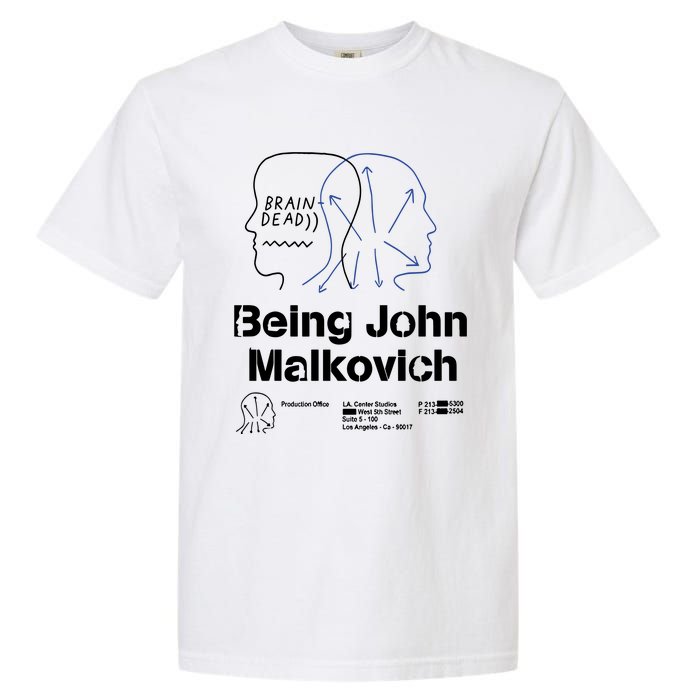 Brain Dead X Being John Malkovich Business Card White Garment-Dyed Heavyweight T-Shirt