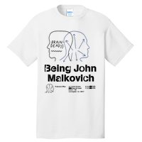 Brain Dead X Being John Malkovich Business Card White Tall T-Shirt