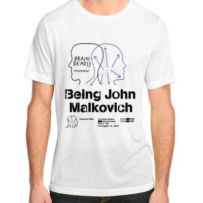 Brain Dead X Being John Malkovich Business Card White Adult ChromaSoft Performance T-Shirt