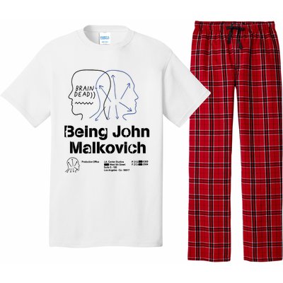 Brain Dead X Being John Malkovich Business Card White Pajama Set