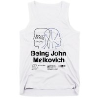 Brain Dead X Being John Malkovich Business Card White Tank Top