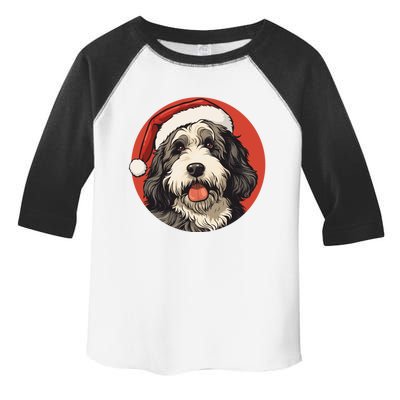 Bernedoodle Dog Xmas Doodle Dood Cute Christmas Bernedoodle Gift Toddler Fine Jersey T-Shirt