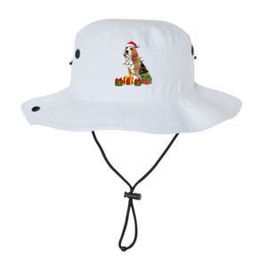 Beagle Dog Xmas Lighting Santa Hat Beagle Christmas Gift Legacy Cool Fit Booney Bucket Hat