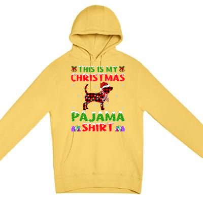 Beagle Dog Xmas Gift Matching Beagle Christmas Gift Premium Pullover Hoodie