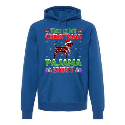 Beagle Dog Xmas Gift Matching Beagle Christmas Gift Premium Hoodie