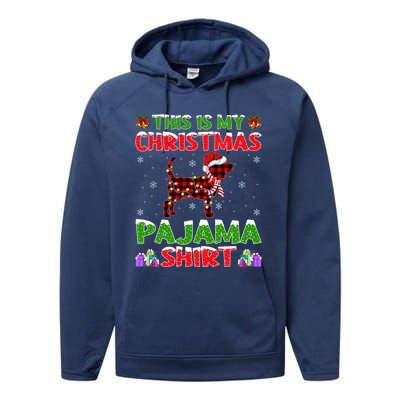 Beagle Dog Xmas Gift Matching Beagle Christmas Gift Performance Fleece Hoodie