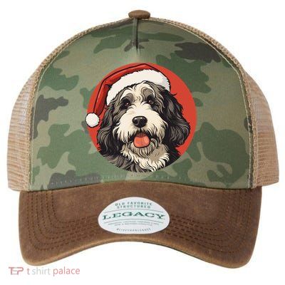 Bernedoodle Dog Xmas Doodle Dood Cute Christmas Bernedoodle Gift Legacy Tie Dye Trucker Hat