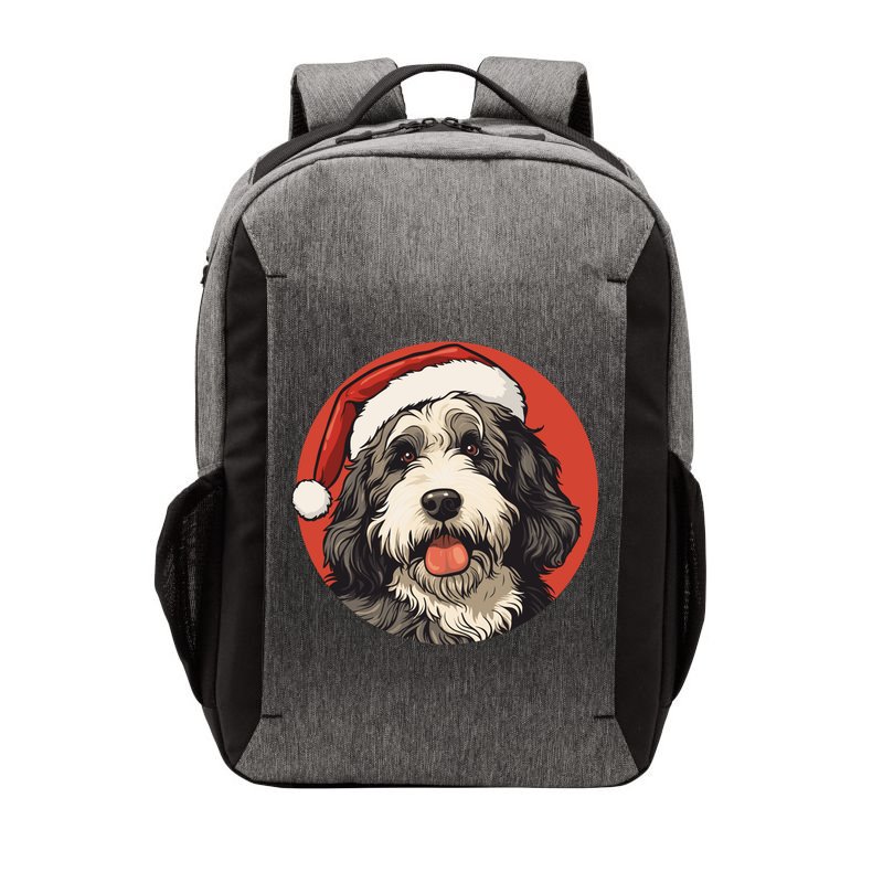 Bernedoodle Dog Xmas Doodle Dood Cute Christmas Bernedoodle Gift Vector Backpack