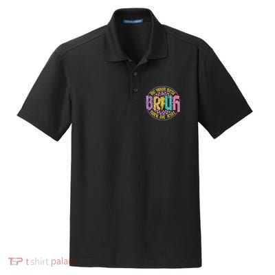 Bruh Do Your Best Rock The Test Day Teacher Student Funny Dry Zone Grid Polo