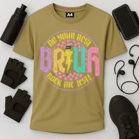 Bruh Do Your Best Rock The Test Day Teacher Student Funny Cooling Performance Crew T-Shirt
