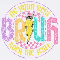 Bruh Do Your Best Rock The Test Day Teacher Student Funny Garment-Dyed Sweatshirt