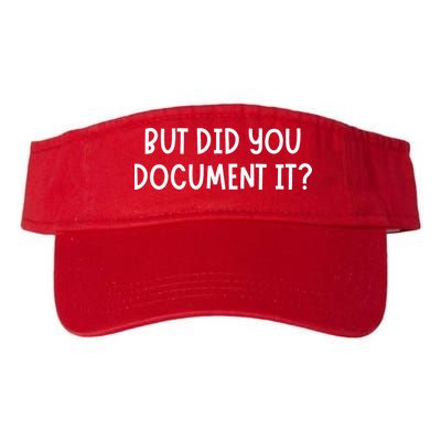 But Did You Document It Valucap Bio-Washed Visor