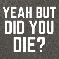 But Did You Die Gift Cotton Canvas Backpack