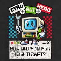 But Did You Put In A Ticket Pc Tech Pun Computer It Support Cool Comfort Performance Bucket Hat