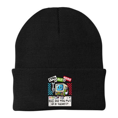 But Did You Put In A Ticket Pc Tech Pun Computer It Support Beanie