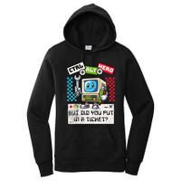 But Did You Put In A Ticket Pc Tech Pun Computer It Support Women's Pullover Hoodie