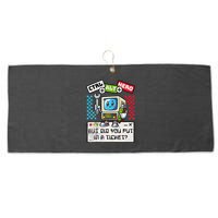 But Did You Put In A Ticket Pc Tech Pun Computer It Support Large Microfiber Waffle Golf Towel