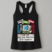 But Did You Put In A Ticket Pc Tech Pun Computer It Support Womens Tank Top