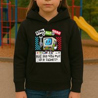 But Did You Put In A Ticket Pc Tech Pun Computer It Support Kids Hoodie