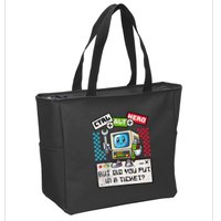 But Did You Put In A Ticket Pc Tech Pun Computer It Support Zip Tote Bag