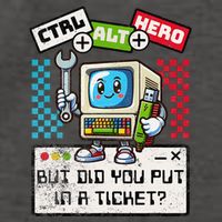 But Did You Put In A Ticket Pc Tech Pun Computer It Support Vector Backpack