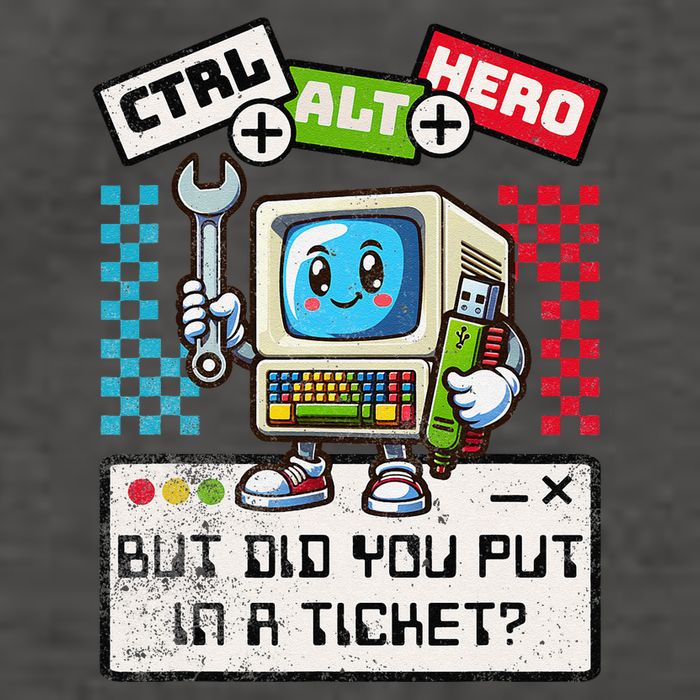 But Did You Put In A Ticket Pc Tech Pun Computer It Support Vector Backpack